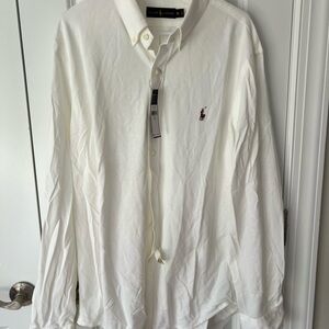 Ralph Lauren White Button-Up Shirt